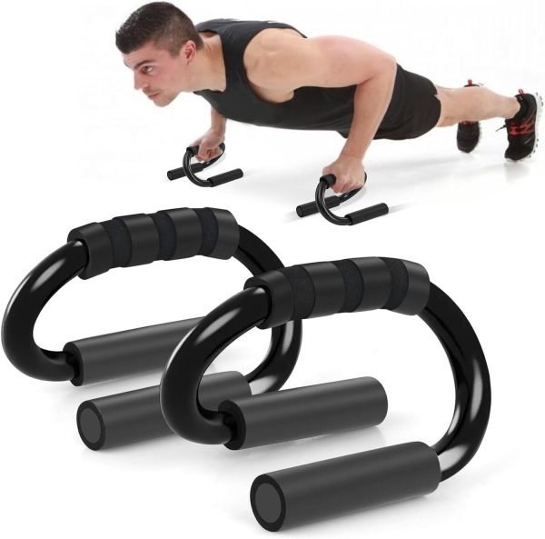 Body Sculptured Push Up Bars Press Handles Stands Exercise Grips FITNESS WORKOUT - Image 2