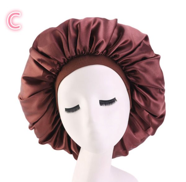 Beauty print Satin silk Bonnet sleep night cap - Image 7