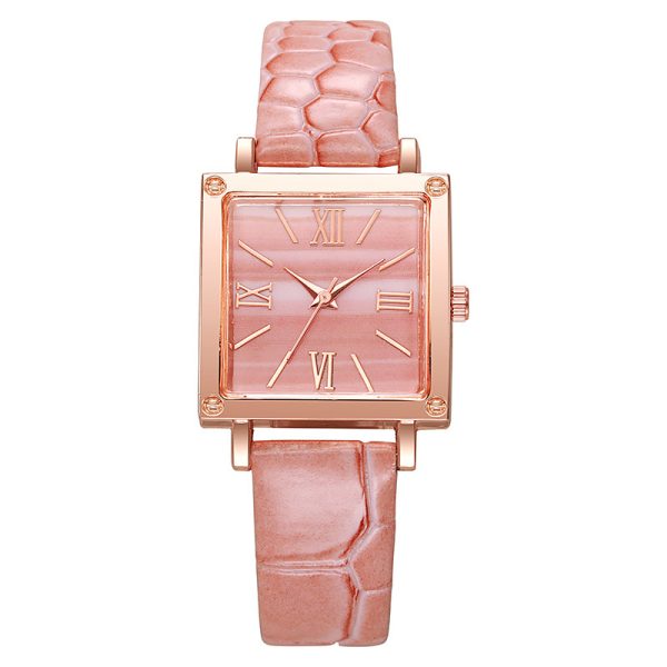 Square Watch Affordable Luxury Fashion Bamboo Pattern - Image 4