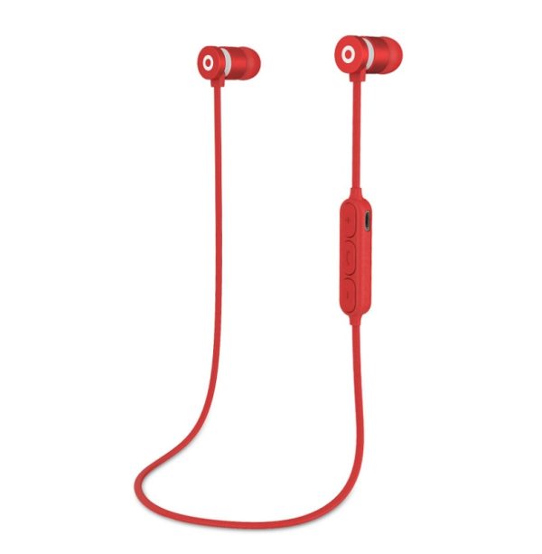 Metal magnetic sports Bluetooth headset wireless In-ear neck-mounted music headset gift - Image 4