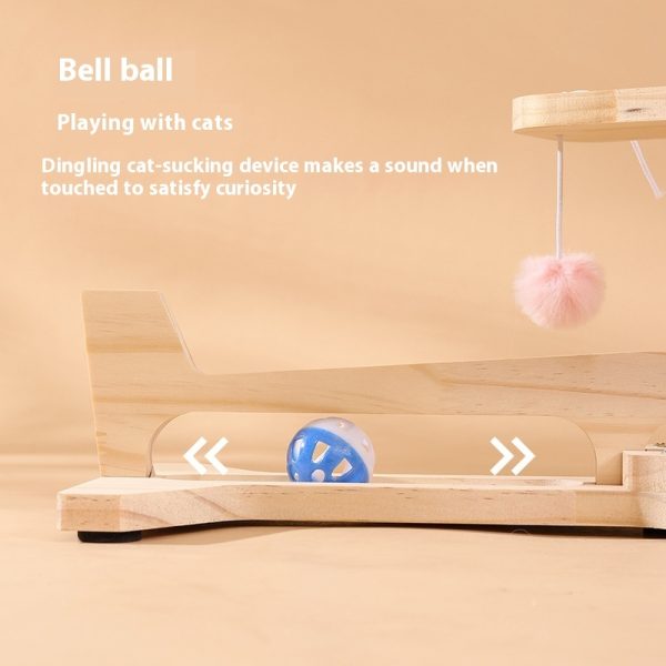 Cat Scratch Board Toy Turntable Cat Teasing Ball Self-Hi Relieving Stuffy-shaped Baby Cat Suit Pet Supplies - Image 4