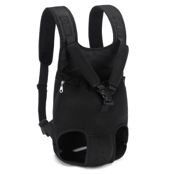 Pet Backpack Foldable Convenient Backpack Beautiful And Practical Canvas Mesh Bag - Image 2