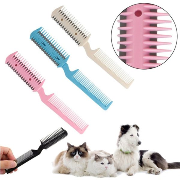 Pet Two-sided Sharpening Comb With Its Own Blade - Image 5