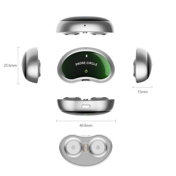 Smart Anti Snoring Device Electronic Muscle Stimulator Pro With 20pcs Conductive Strips - Image 2