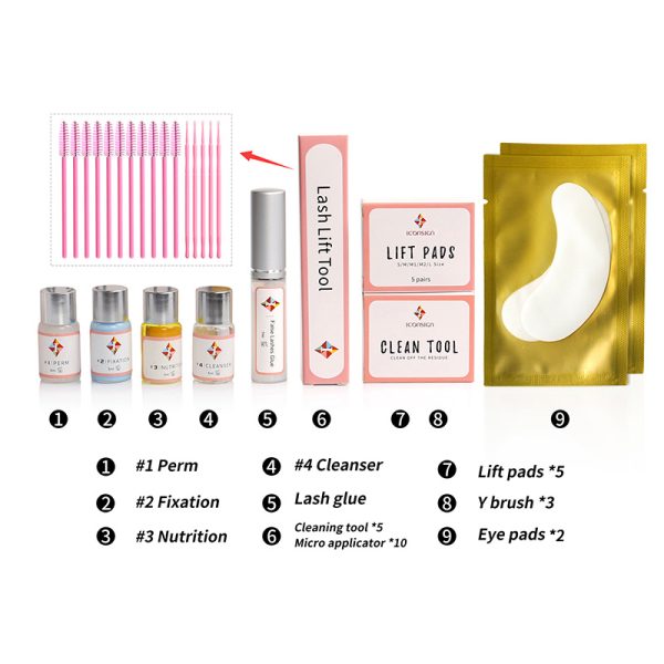 Upgrade Version Lash Lift Kit ICONSIGN Lifting Perm Eyelash Eyes Makeup Tools - Image 3