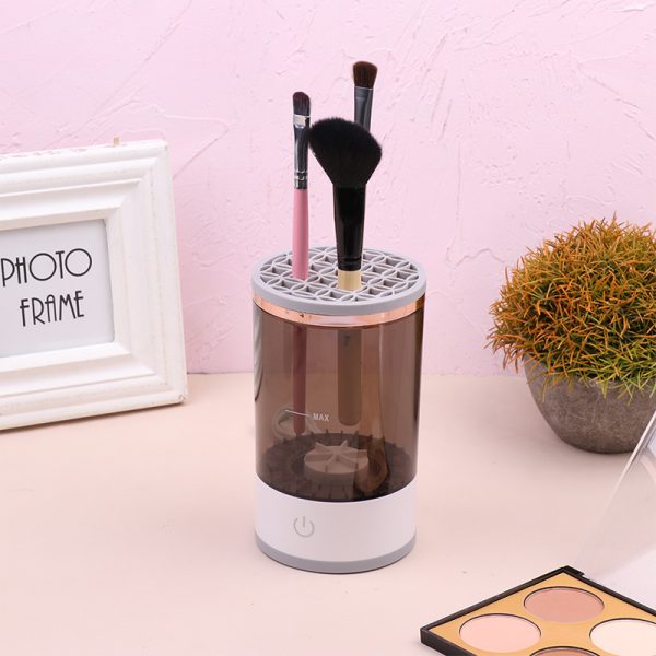 Women Eye Shadow Brush Cleaning Tool Portable Electric Makeup Brush Cleaner Machine With USB Charging Automatic Cosmetic Brush - Image 4