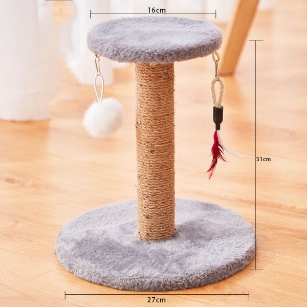 Cat Scratcher Sisal Vertical Durable Non-dandruff Anti-scratch Toy Cat Supplies - Image 3