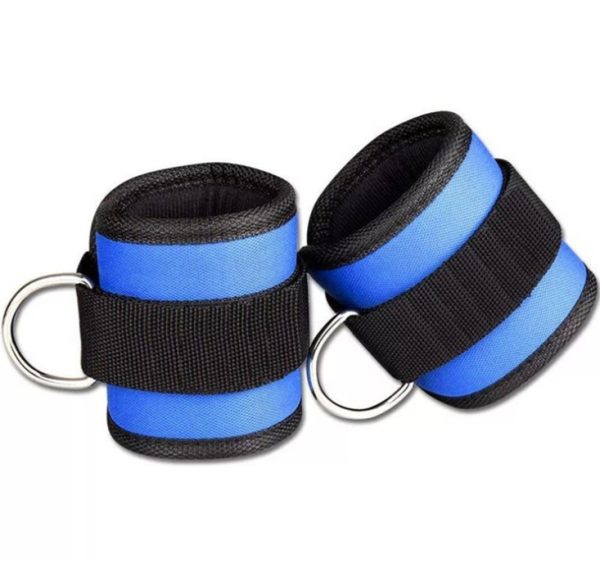 New D-ring Ankle Strap Buckle Adjustable Ankle Weights Gym Leg Ankle Cuffs Power Weight Lifting Fitness Rope 1/2PC - Image 8