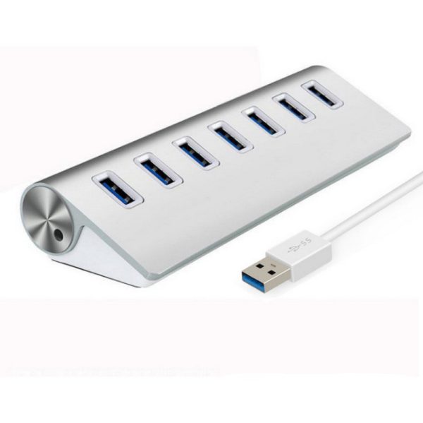 USB30 Seven-port Hub Mobile Phone Charging Aluminum Alloy Material - Image 5