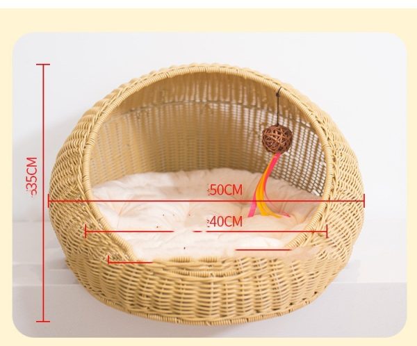 Hand-woven Cat And Pet Nest - Image 3