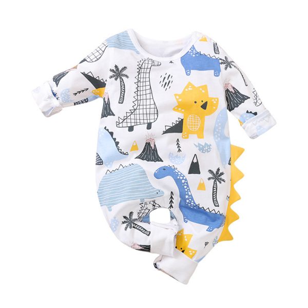 Clothes For Babies Class A Cartoon Jumpsuit Short Sleeve - Image 4