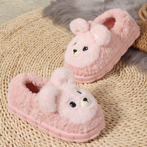 New Warm Indoor Plush Cartoon Cotton Shoes For External Wear - Image 5