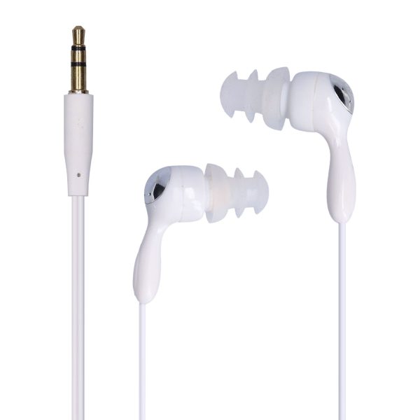 Waterproof Headphones In Ear Style Bone Conduction Headphones with Replace Earplugs for Swimming Running SurfingWhite - Image 4