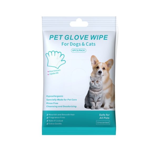 Pet Disposable Gloves Cat Dog Cleaning Dry Cleaning Gloves Pet Products - Image 4