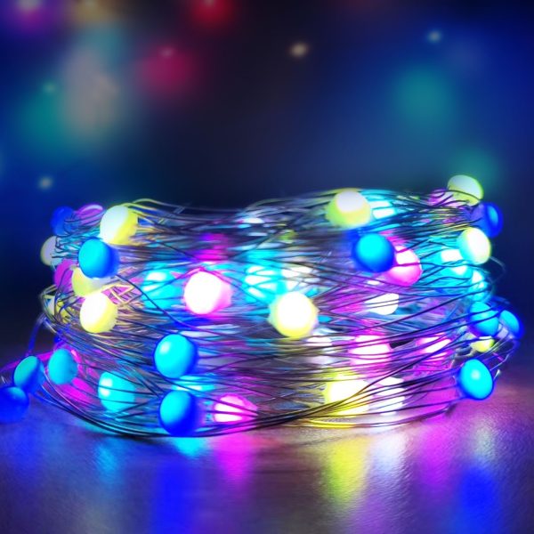 Smart LED String Lights Dancing With Music Sync Dreamcolor Fairy Lamp Garland For Home Christmas New Year's Decor Lighting - Image 4