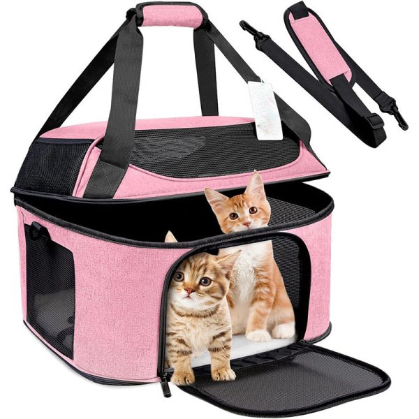 Dog Backpack Breathable Pet Portable Carrier Bag Travel Transport Bag For Small Dogs And Cats Outgoing - Image 7