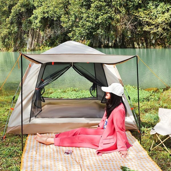 Fully Automatic Speed  Beach Camping Tent Rain Proof Multi Person Camping - Image 3