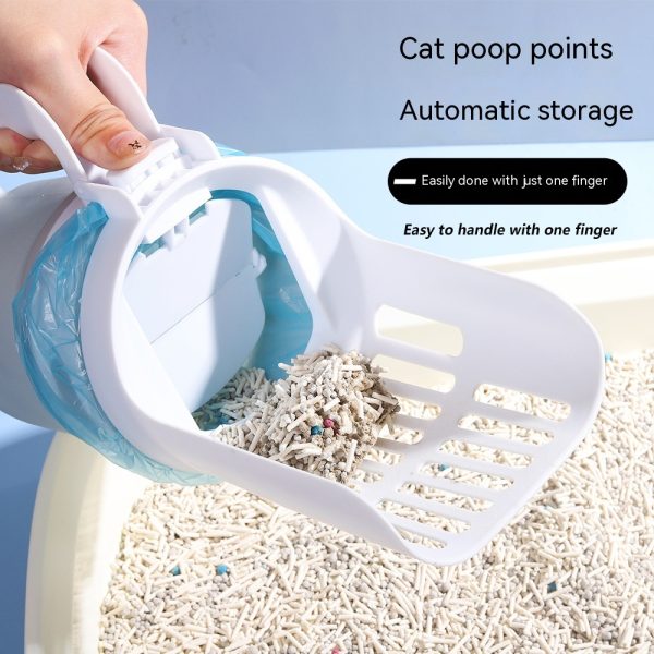 Upgrade Widen Cat Litter Shovel Scoop With Refill Bags Large Cat Litter Box Self Cleaning Cat Waste Bin System Pet Supplies Pet Products - Image 7