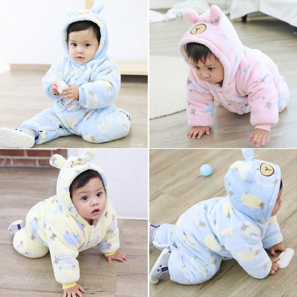 Infants thicken one-piece romper - Image 4