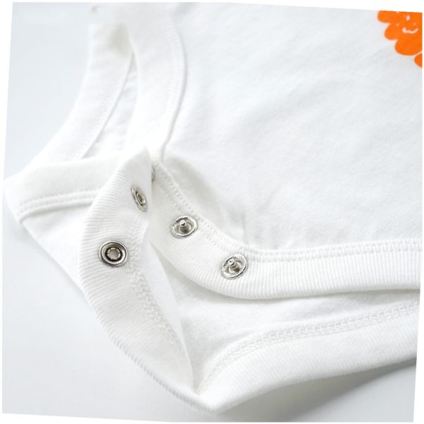 Baby Summer New Short-Sleeved Triangle Romper - Image 2