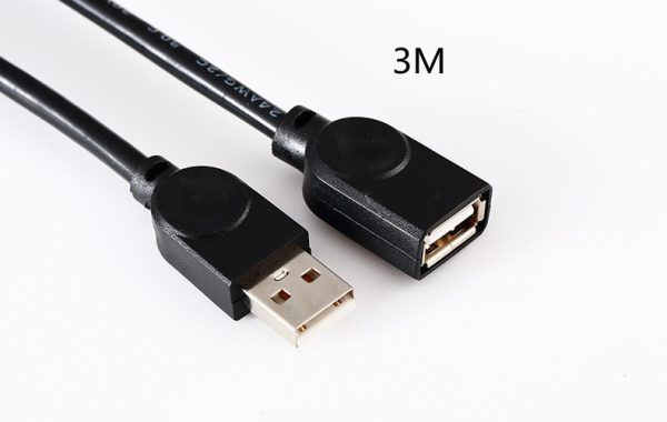 Black AF2.0usb Data Extension Cable With Copper Core - Image 6