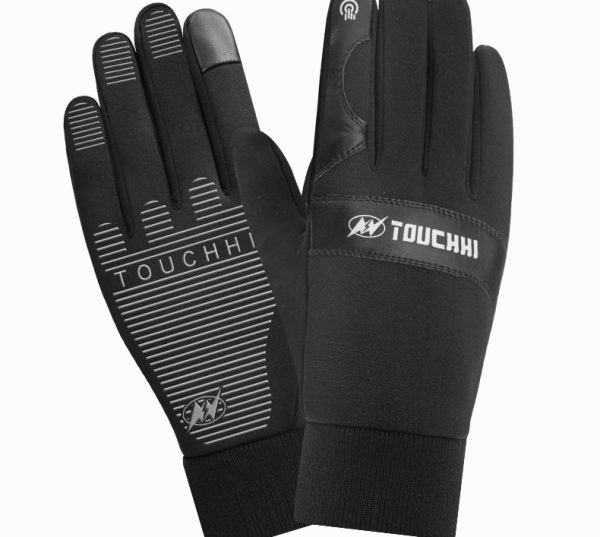 Outdoor Cycling Fleece Lined Warm Gloves - Image 9