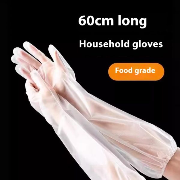 Dishwashing Waterproof Oil-proof Extended Disposable Gloves