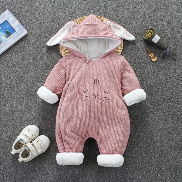 Autumn Winter Coat Jumpsuit Baby Clothing Newborn Snowsuit Boy Warm Romper Down Cotton Jackets Girl Snow clothes Bodysuit - Image 5