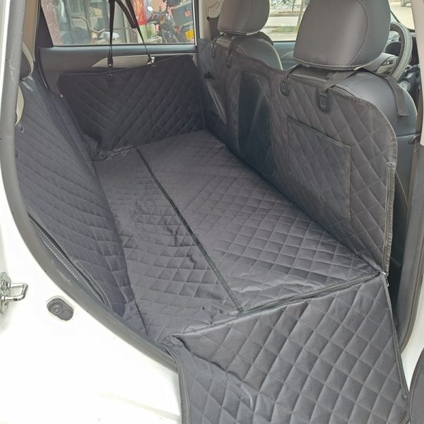 600D Oxford Cloth Waterproof Surrounded Lengthened Load Bearing Car Pet Mat - Image 3