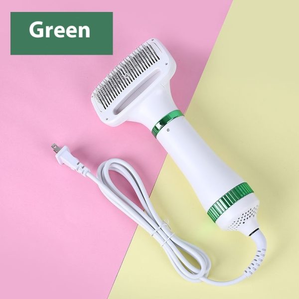 Pet Hair Dryer Dog Hair Blowing Artifact Hot Air Comb Dog Hair Pulling Integrated Hair Dryer Blowing Hair Comb Dog Supplies - Image 7