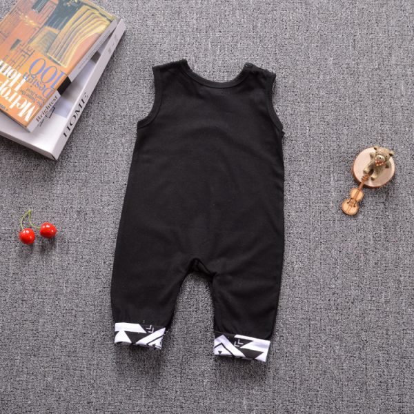 Trendy Pattern Men's And Women's Baby Cotton One-piece - Image 4