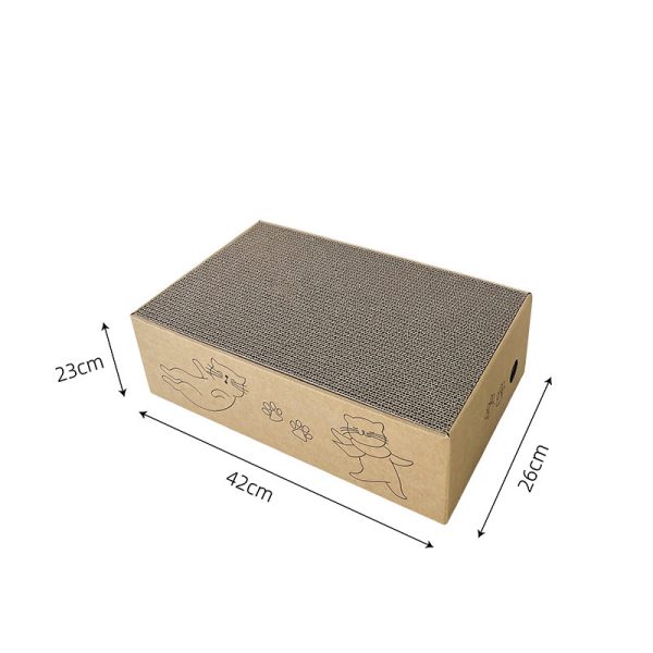 Paper Box Scratch Board Corrugated Paper Pet Toy - Image 6