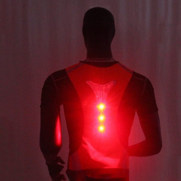 Fluorescent vest LED light reflective vest - Image 5