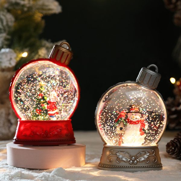 Christmas Holiday Decorations Luminous Simulation Flat Light LED Decoration Scene Layout Flame Light Home Decor - Image 4