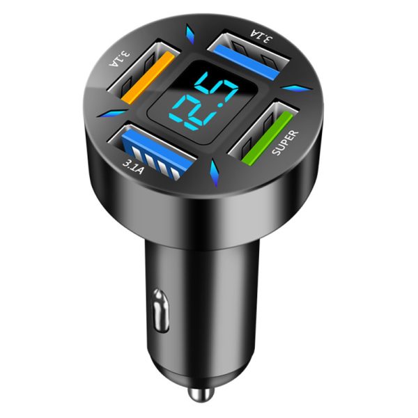 Quick Universal Transfer Plug Multi-function Car Charger USB4 Port - Image 6