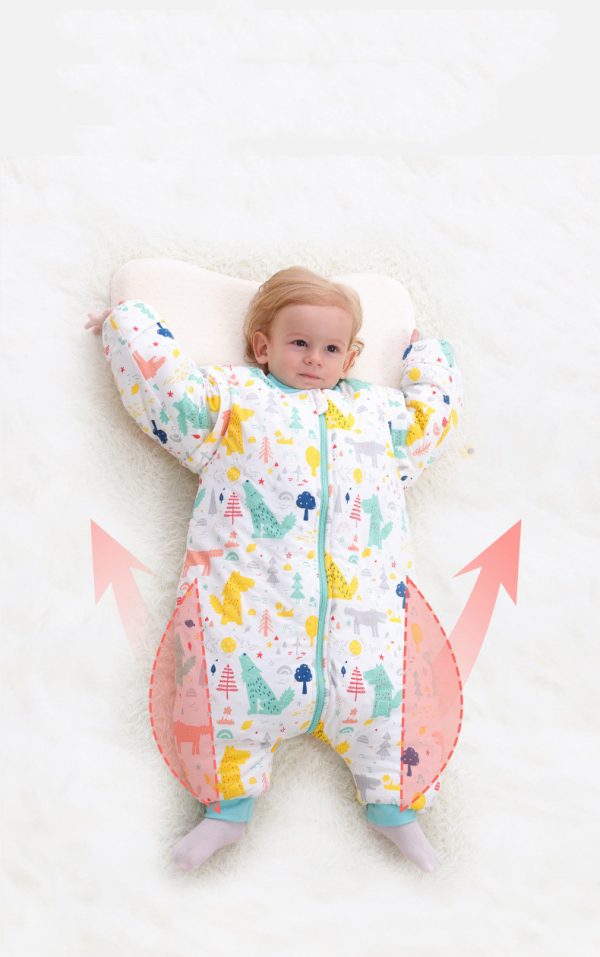 Baby Sleepsacks Cartoon Pattern Baby Sleeping Bag Carriage Sack for Newborn Split Leg - Image 2