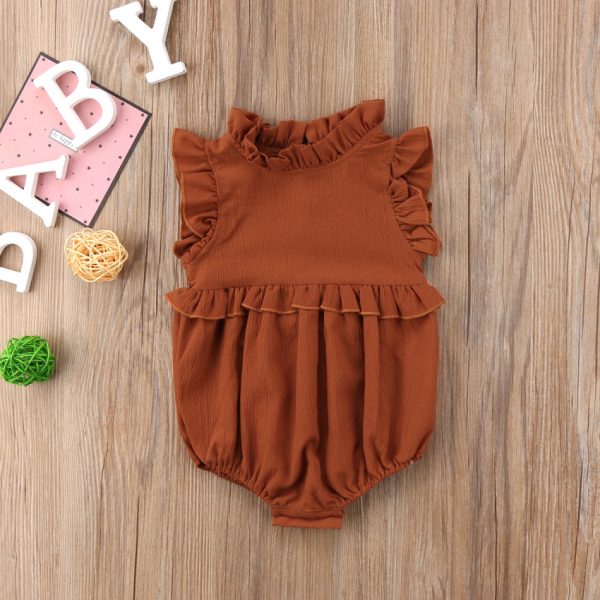 Gwen Sleeveless Ruffled Romper - Image 4