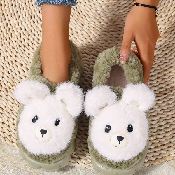 New Warm Indoor Plush Cartoon Cotton Shoes For External Wear - Image 2