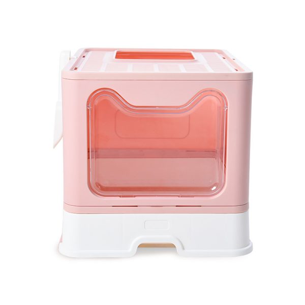 Fully Enclosed Odor-proof Drawer Foldable Cat Litter Basin - Image 2