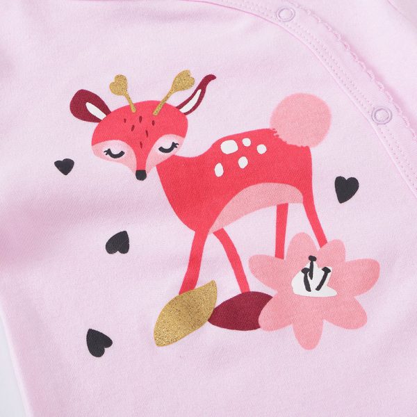 Baby long-sleeved cotton romper - Image 2