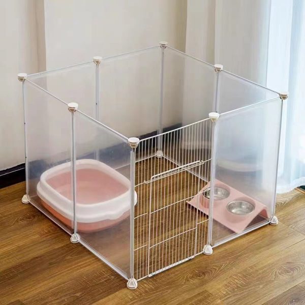 Dog Pen Indoor Dog Cage Small Medium Dog Home Isolation Door Pet Fence Kennel Dog Cage - Image 3