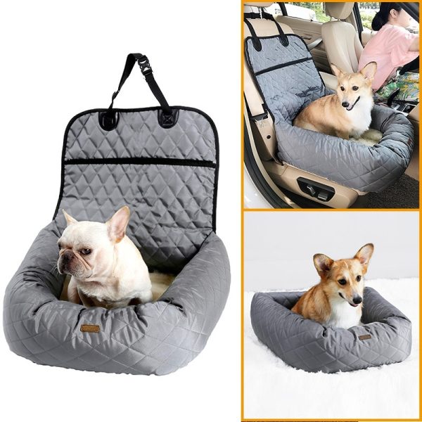 2 In 1 Pet Dog Carrier Folding Car Seat Pad Thickened Multi-purpose Pet Bed Dog Car Mattress Pets Supplies - Image 4