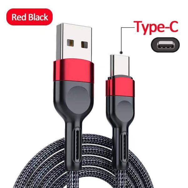 New Anti Slip Nylon Woven 0.5m Data Cable - Image 4