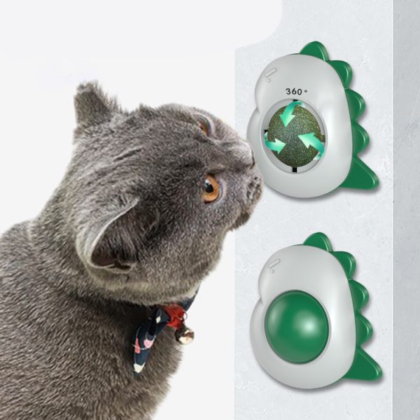 Spinning Catnip Ball For Cats Snacks Licking Licking Grinding Teeth Tooth Cleaning Self Biting Toy - Image 6