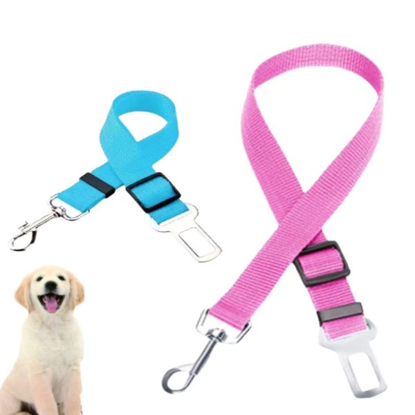 Pet Supplies Dog Car Dog Seat Belt Harness Leash Dog Collar Adjustable Seatbelt Leash For Small Medium Dog Traveling Accessories - Image 7