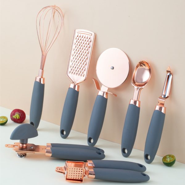 Kitchen Household Peeler Gadget Copper Plating Set - Image 6