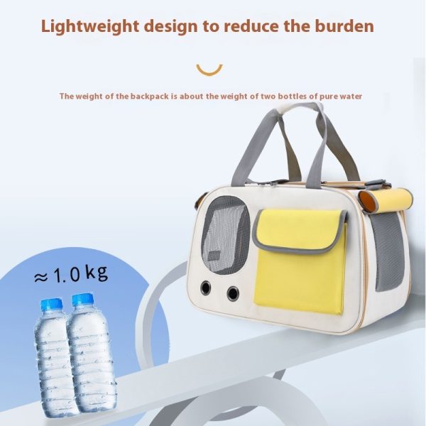 Portable Large Capacity Foldable Single Shoulder Pet Bag - Image 3