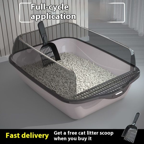 Litter Box Splash-proof Semi-closed - Image 4