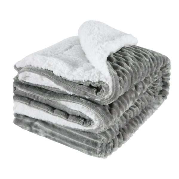 Thickened Flannel Lamb Wool Composite Double Blanket Leisure Blanket Gift Blanket - Image 7