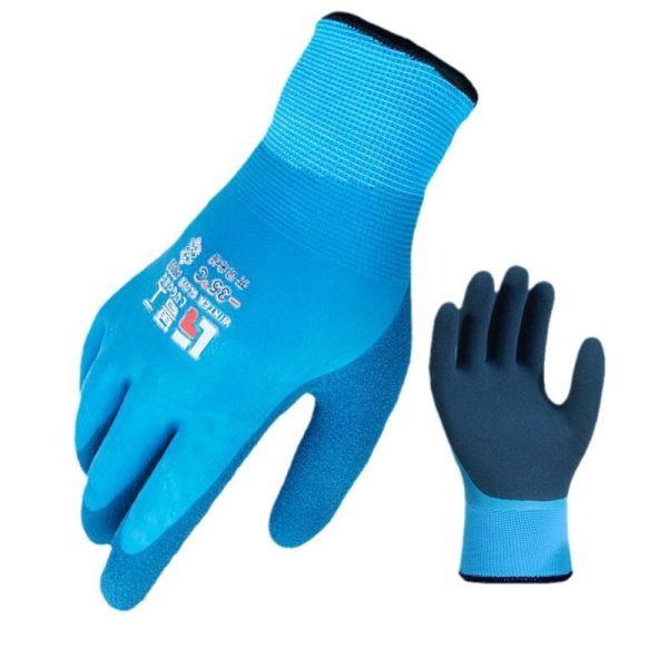 Fishing Waterproof Cold-proof Wear-resistant Winter Labor Gloves - Image 4